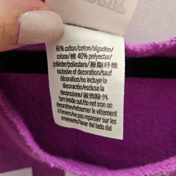 Girl's VS PINK Cropped Sweatshirt - Picture 2 of 8